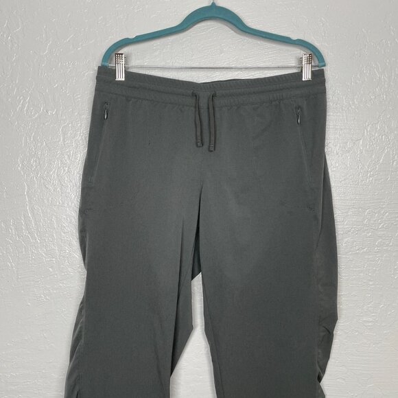 Kuhl Women L Gray FreeFlex Move Pants Zip Pocket Drawstring Waist Lightweight - Picture 3 of 12